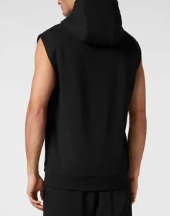 Sleeveless Hoodie sweatshirt Tiger