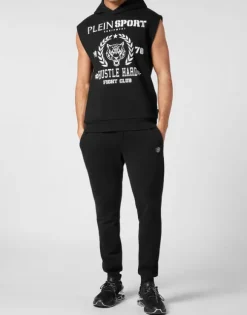 Sleeveless Hoodie sweatshirt Tiger