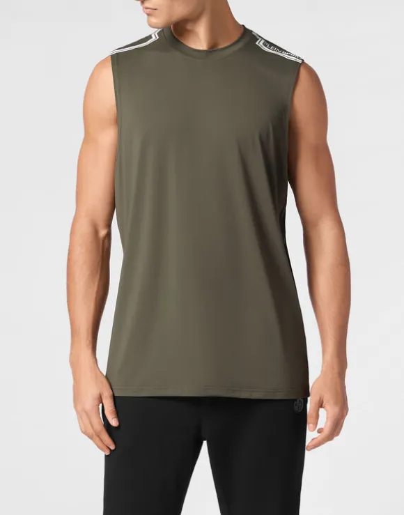 Sleeveless T-shirt Round Neck SS
