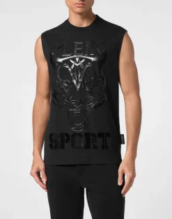 Sleeveless T-shirt Round Neck SS Tiger