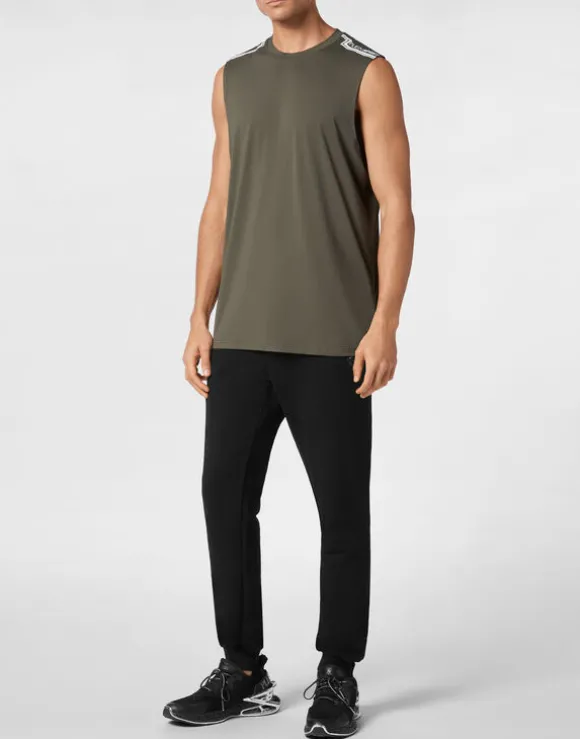 Sleeveless T-shirt Round Neck SS