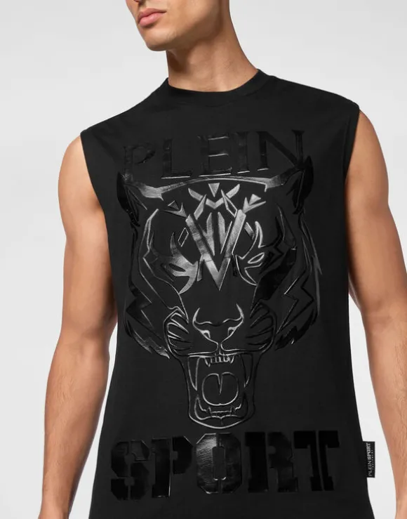 Sleeveless T-shirt Round Neck SS Tiger