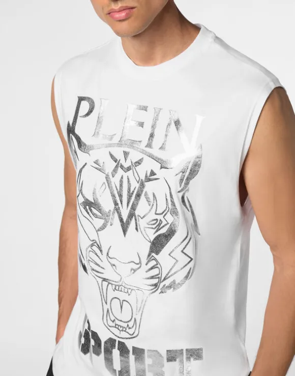 Sleeveless T-shirt Round Neck SS Tiger