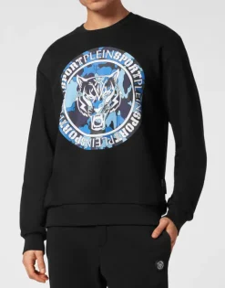 Sweatshirt LS Carbon Tiger