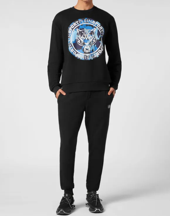 Sweatshirt LS Carbon Tiger