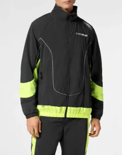 Technical Jogging Bomber Jacket LS Scratch