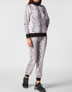 Triacetate Jogging Tracksuit: Top/Trousers Pitone