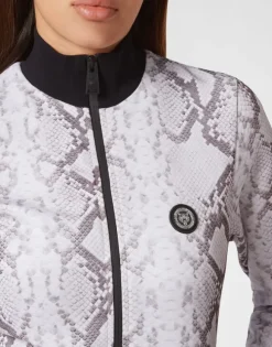 Triacetate Jogging Tracksuit: Top/Trousers Pitone