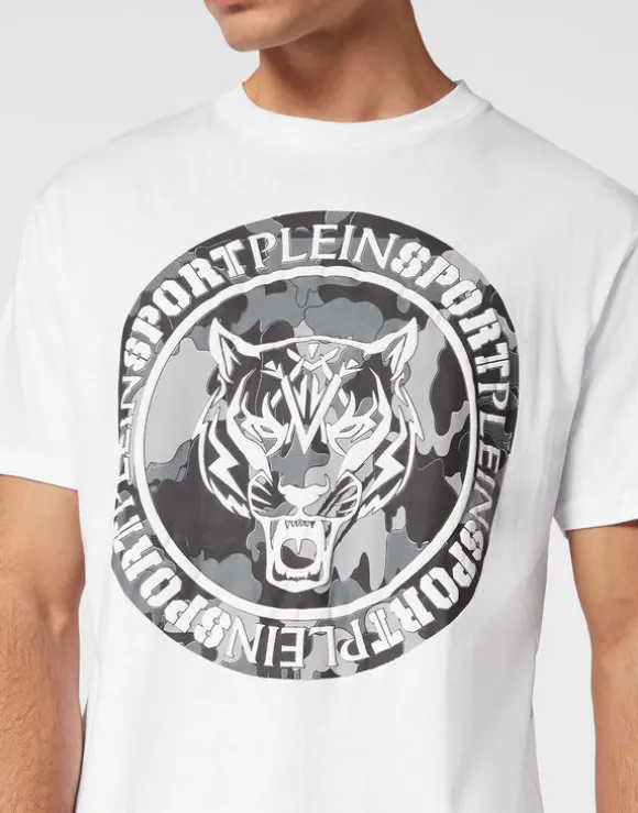 T-shirt Round Neck Carbon Tiger