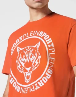 T-shirt Round Neck Carbon Tiger