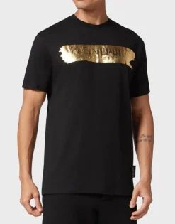 T-shirt Round Neck SS Silver Brush