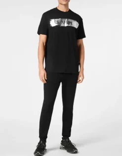 T-shirt Round Neck SS Silver Brush