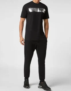 T-shirt Round Neck SS Silver Brush