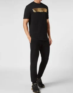 T-shirt Round Neck SS Silver Brush