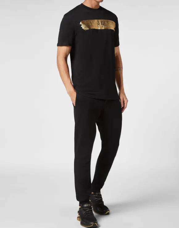 T-shirt Round Neck SS Silver Brush